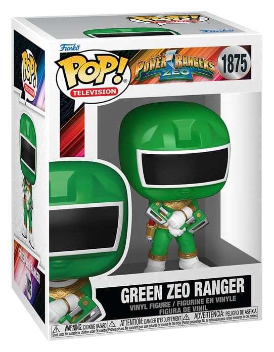Green Zeo Ranger Funko POP! Television figure in its Power Rangers Zeo box, number 1875