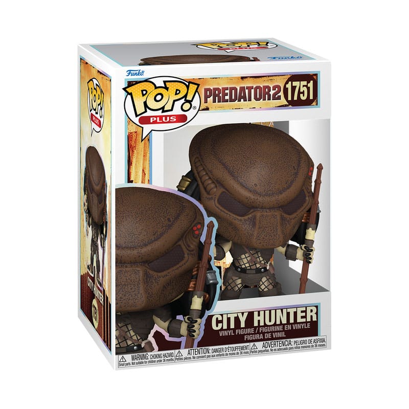 Predator 2 Funko POP! Plus City Hunter 1751 vinyl figure in its window box