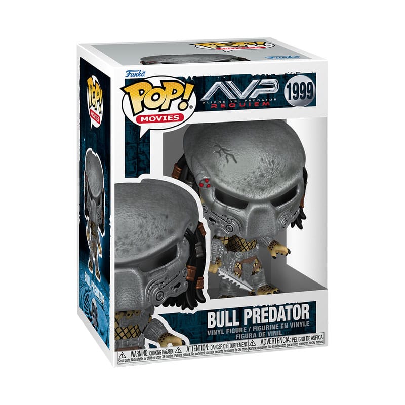 Bull Predator Funko Pop! Movies vinyl figure in its AVP window box, number 1999