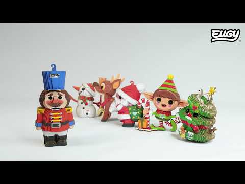 EUGY Nutcracker 3D cardboard model kit - video