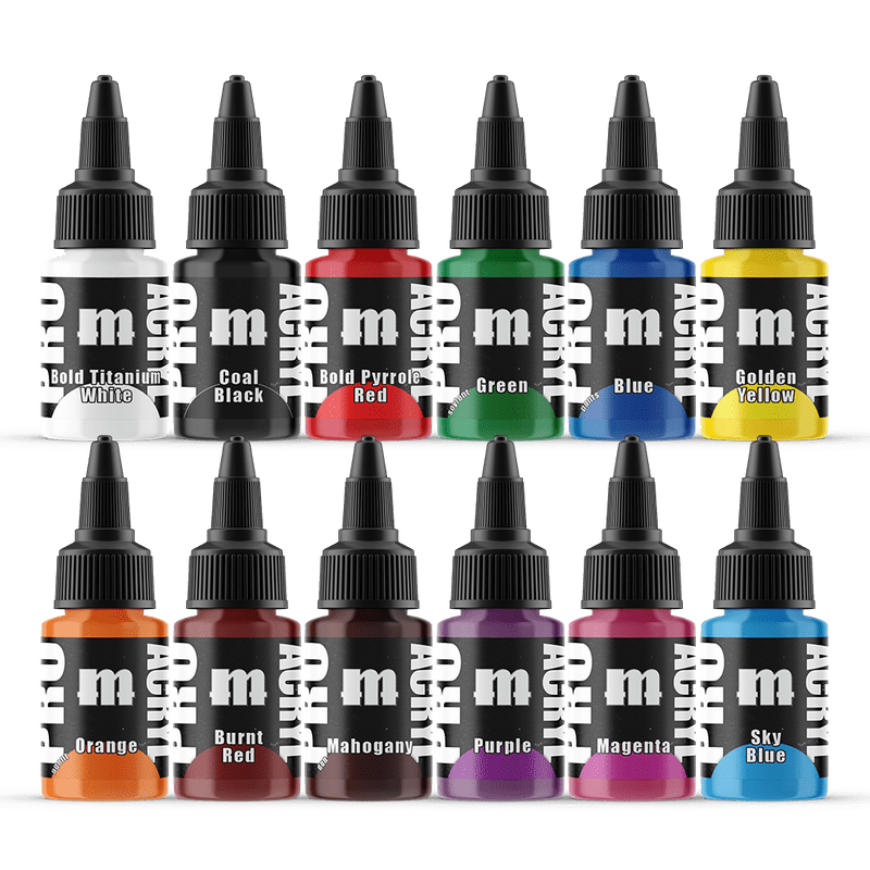 Pro Acryl - Base Set - 24 Colors - Loaded Dice
