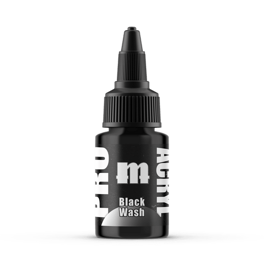 Monument Pro Acryl Black Wash 22ml dropper bottle