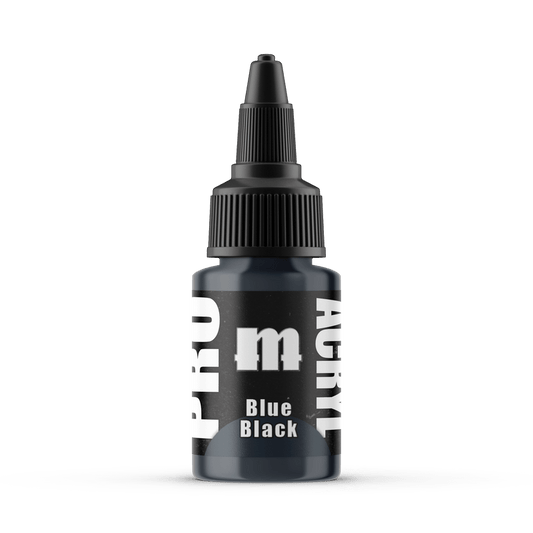 Monument Pro Acryl Blue Black 22ml dropper bottle