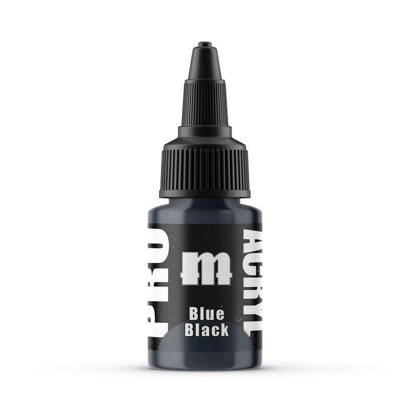 Monument Pro Acryl Blue Black 22ml dropper bottle