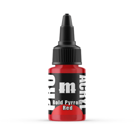 Monument Pro Acryl Bold Pyrrole Red 22ml dropper bottle