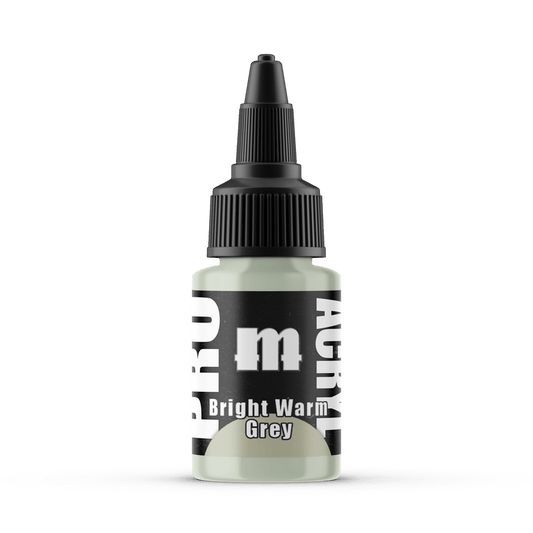Monument Pro Acryl Bright Warm Grey 22ml dropper bottle