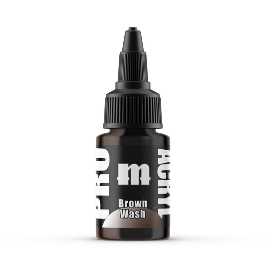 Monument Pro Acryl Brown Wash 22ml dropper bottle