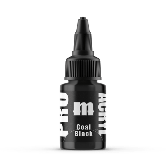 Monument Pro Acryl Coal Black 22ml dropper bottle
