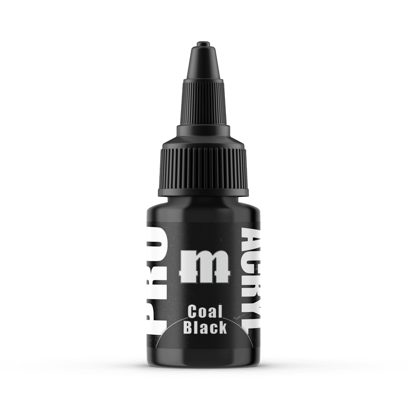 Monument Pro Acryl Coal Black 22ml dropper bottle