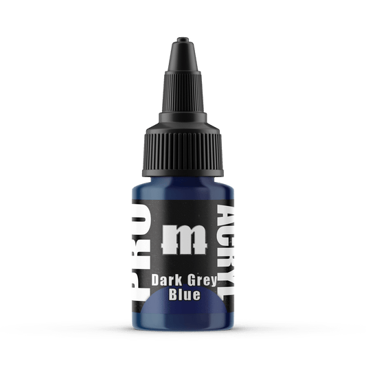 Monument Pro Acryl Dark Grey Blue 22ml dropper bottle