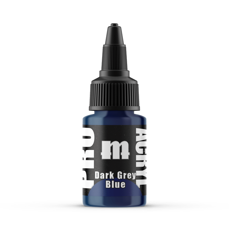 Monument Pro Acryl Dark Grey Blue 22ml dropper bottle