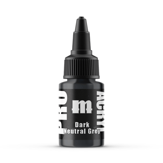 Monument Pro Acryl Dark Neutral Grey 22ml dropper bottle