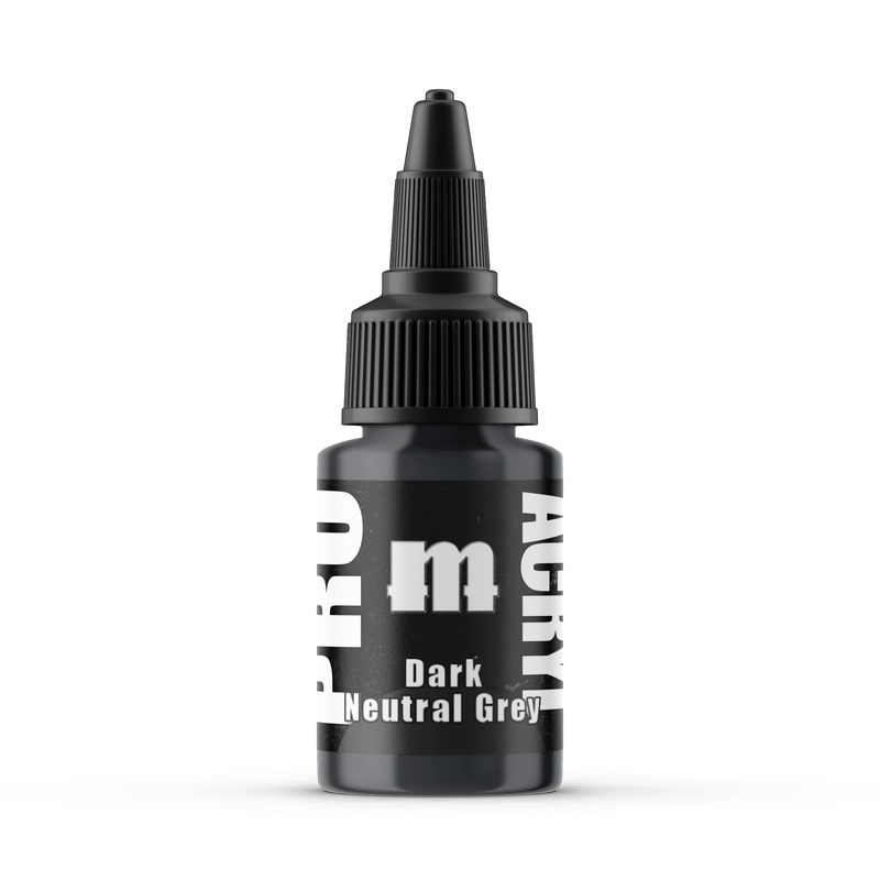 Monument Pro Acryl Dark Neutral Grey 22ml dropper bottle