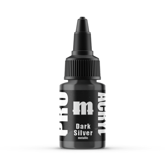 Monument Pro Acryl Dark Silver 22ml dropper bottle