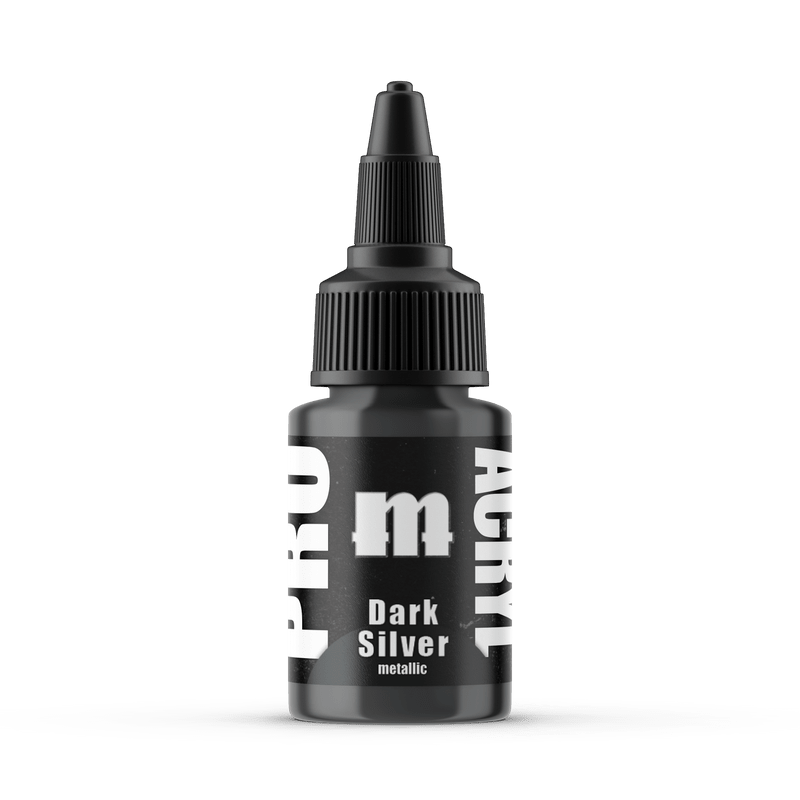 Monument Pro Acryl Dark Silver 22ml dropper bottle