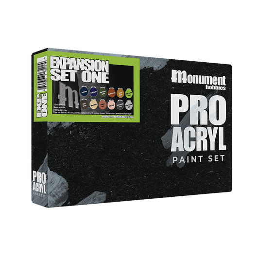 Monument Pro Acryl Expansion Set #1 - 12 Colors 22ml dropper bottle