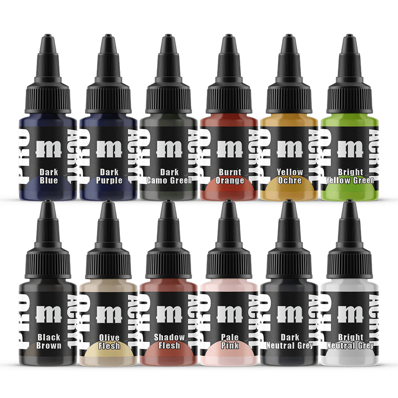 Pro Acryl - Expansion Set #1 - 12 Colors - Loaded Dice