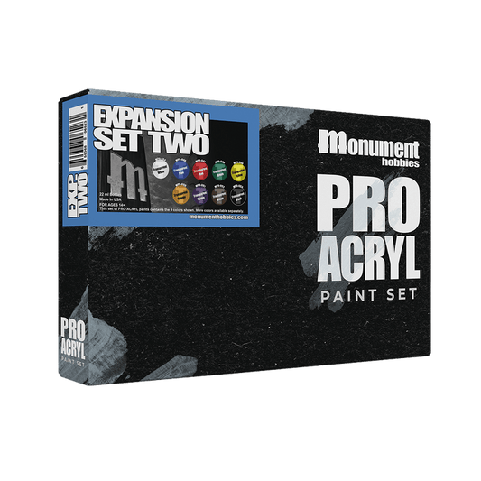 Monument Pro Acryl Expansion Set #2 - Transparents - 9 Colors 22ml dropper bottle