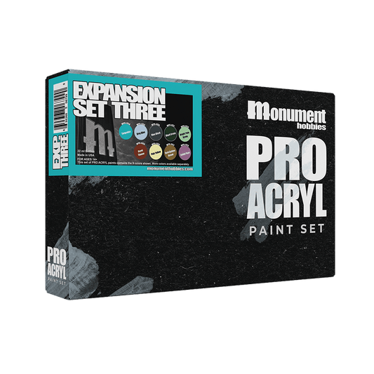 Monument Pro Acryl Expansion Set #3 - 9 Colors 22ml dropper bottle
