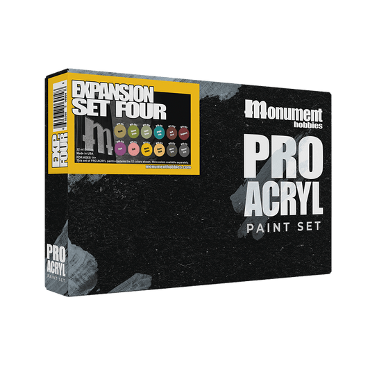Monument Pro Acryl Expansion Set #4 - 12 Colors 22ml dropper bottle