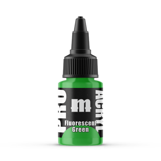 Monument Pro Acryl Fluorescent Green 22ml dropper bottle
