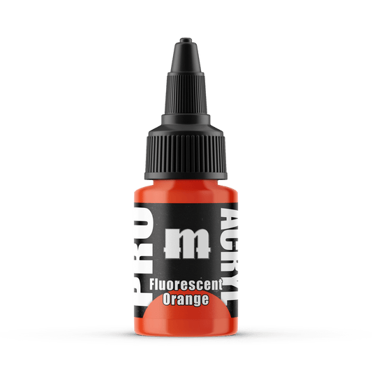 Monument Pro Acryl Fluorescent Orange 22ml dropper bottle