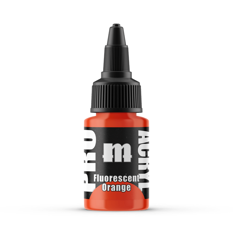 Monument Pro Acryl Fluorescent Orange 22ml dropper bottle