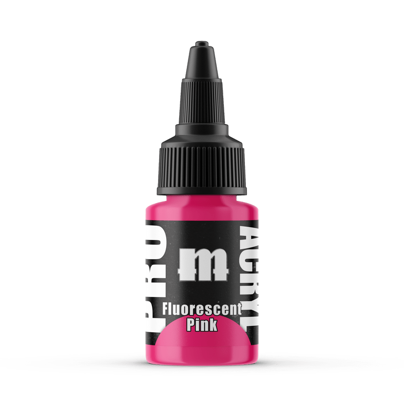 Monument Pro Acryl Fluorescent Pink 22ml dropper bottle