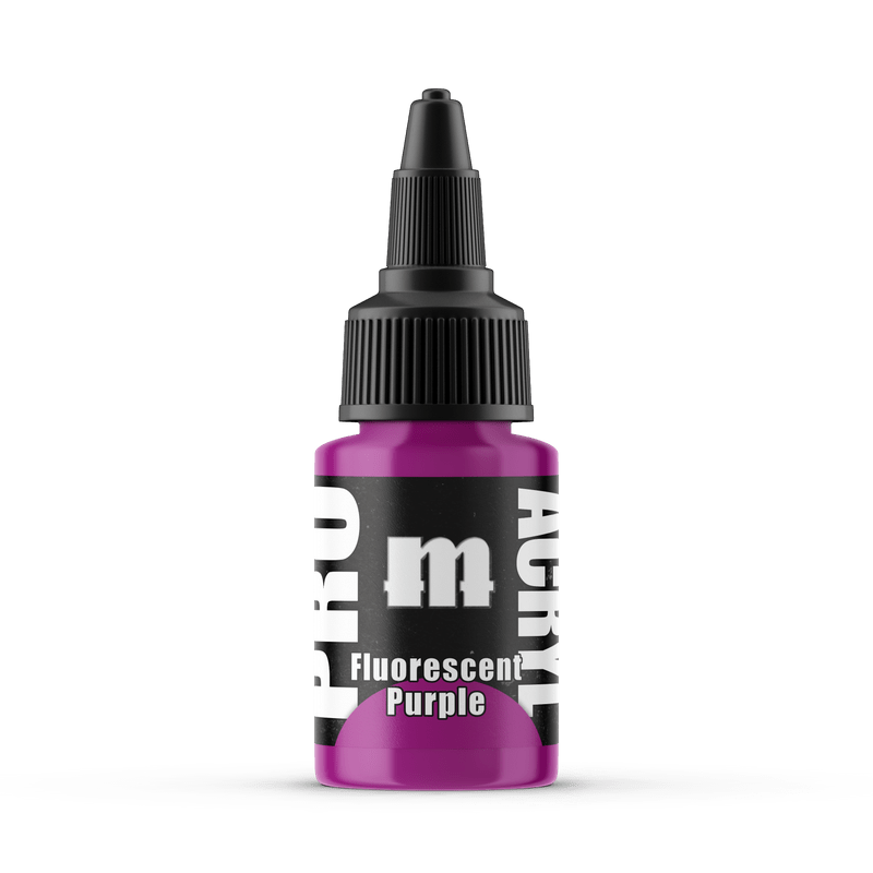 Monument Pro Acryl Fluorescent Purple 22ml dropper bottle