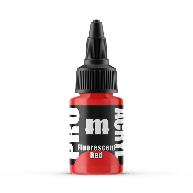 Monument Pro Acryl Fluorescent Red 22ml dropper bottle