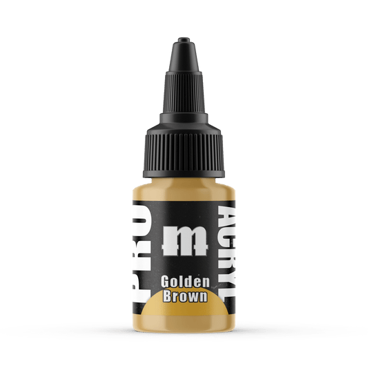 Monument Pro Acryl Golden Brown 22ml dropper bottle