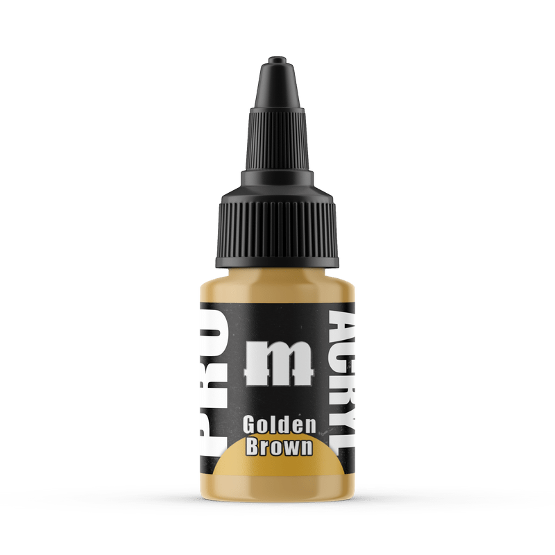 Monument Pro Acryl Golden Brown 22ml dropper bottle