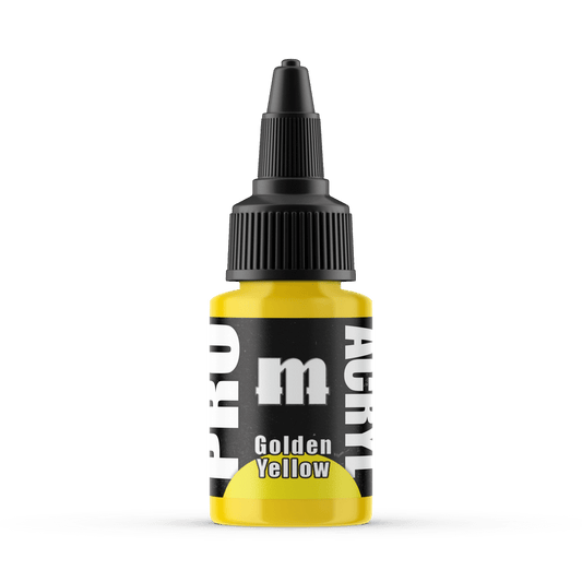 Monument Pro Acryl Golden Yellow 22ml dropper bottle