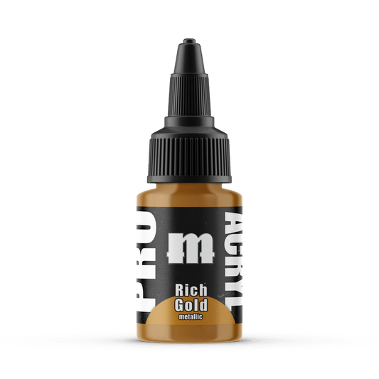 Monument Pro Acryl Rich Gold 22ml dropper bottle