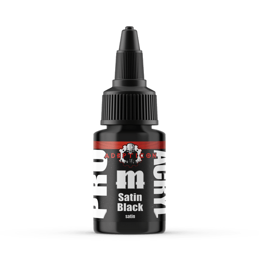 Pro Acryl Signature Series Adepticon - Satin Black 22ml dropper bottle