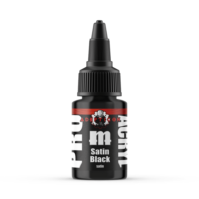 Pro Acryl Signature Series Adepticon - Satin Black 22ml dropper bottle