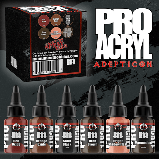 Pro Acryl Signature Series Adepticon Spray Team Signature Set - 6 Colors 22ml dropper bottle