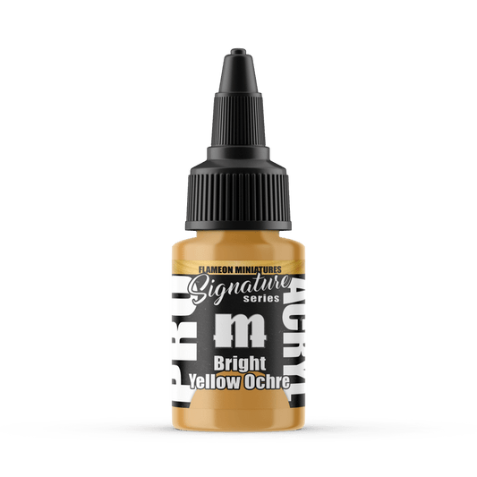 Pro Acryl Signature Series Flameon - Bright Yellow Ochre 22ml dropper bottle