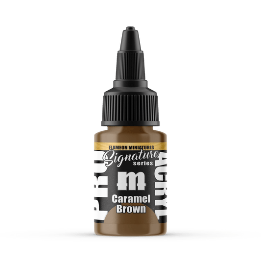 Pro Acryl Signature Series Flameon - Caramel Brown 22ml dropper bottle