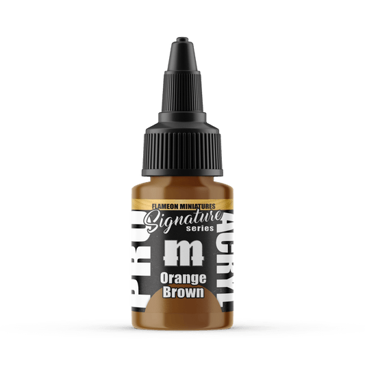 Pro Acryl Signature Series Flameon - Orange Brown 22ml dropper bottle