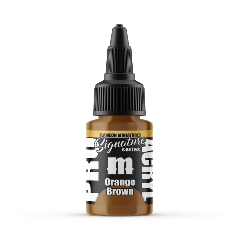 Pro Acryl Signature Series Flameon - Orange Brown 22ml dropper bottle