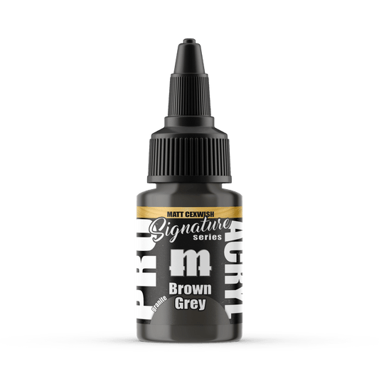 Pro Acryl Signature Series Matt Cexwish - Brown Grey 22ml dropper bottle