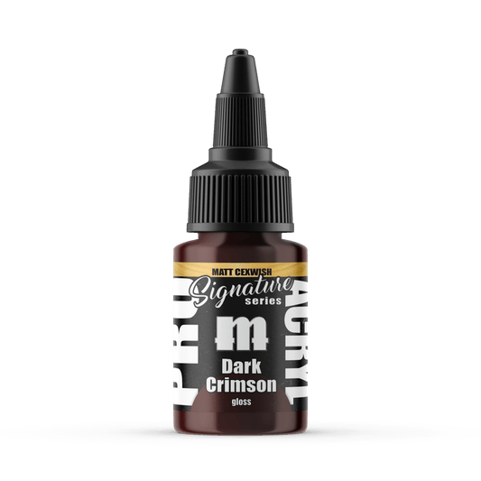 Pro Acryl Signature Series Matt Cexwish - Dark Crimson 22ml dropper bottle