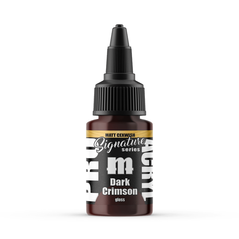 Pro Acryl Signature Series Matt Cexwish - Dark Crimson 22ml dropper bottle