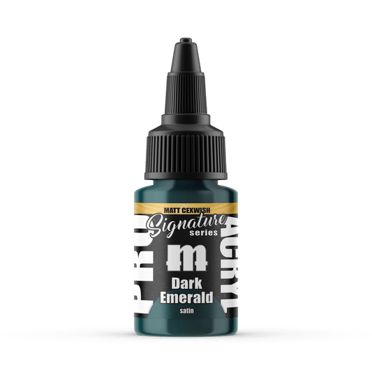 Pro Acryl Signature Series Matt Cexwish - Dark Emerald 22ml dropper bottle