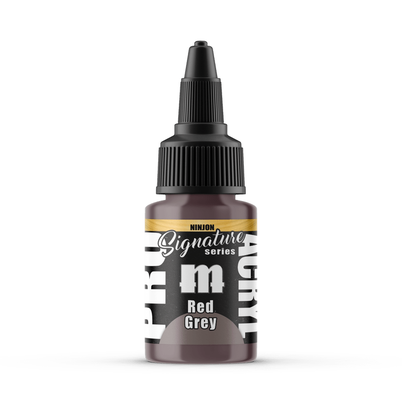 Pro Acryl Signature Series Ninjon - Red Grey 22ml dropper bottle