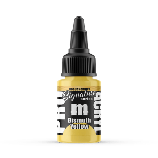 Pro Acryl Signature Series Rogue Hobbies - Bismuth Yellow 22ml dropper bottle