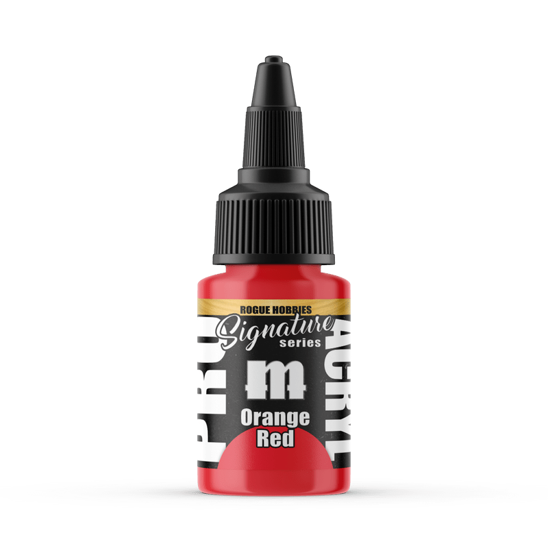 Pro Acryl Signature Series Rogue Hobbies - Orange Red 22ml dropper bottle