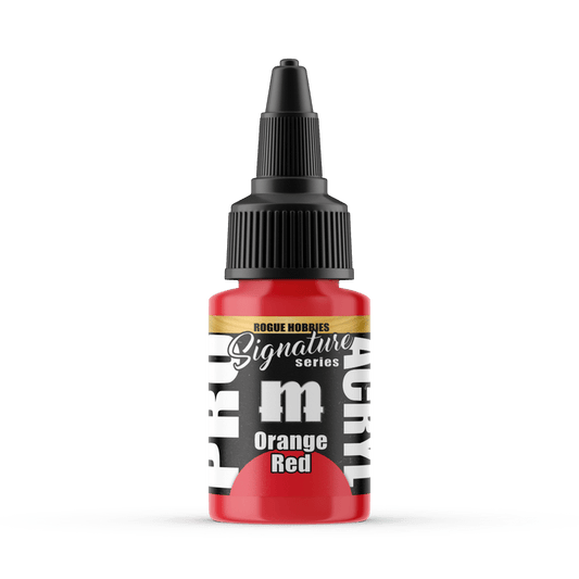 Pro Acryl Signature Series Rogue Hobbies - Orange Red 22ml dropper bottle