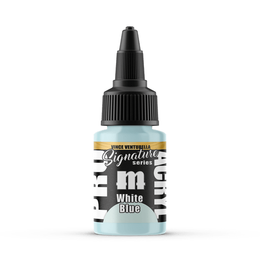 Pro Acryl Signature Series Vince Venturella - White Blue 22ml dropper bottle